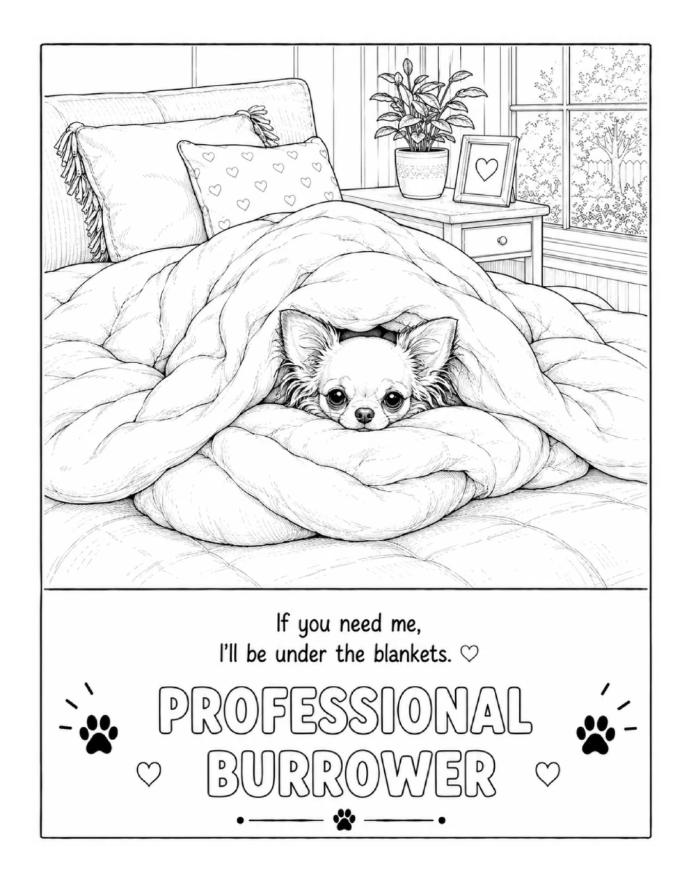 Living the Chihuahua Life: un chihuahua bajo las mantas